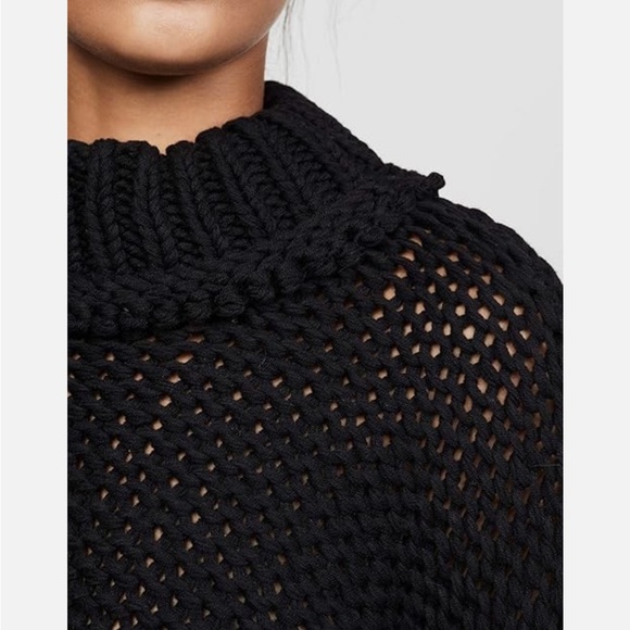 Free People Charcoal Knit Sweater - Picture 2 of 10